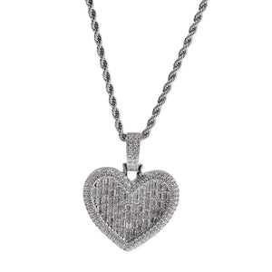 RADIANT LOVE HEART PENDANT NECKLACE