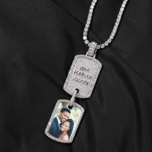 Forever Frame Photo Pendent Necklace