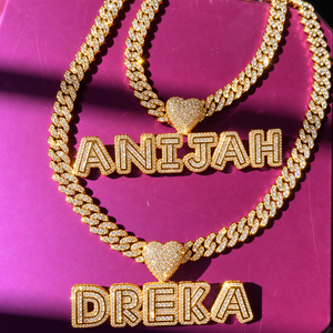UNIQUELY YOURS NAME PLATE NECKLACE