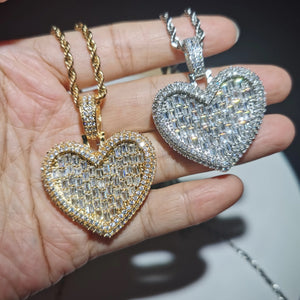 RADIANT LOVE HEART PENDANT NECKLACE