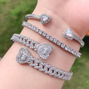 DAZZLE TRIO BRACELET STACK