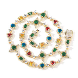 AURORA GEMSTONE NECKLACE SET