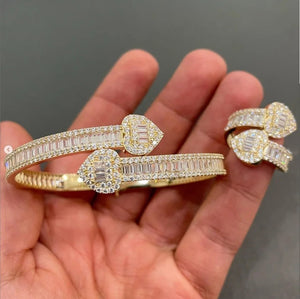 LOVE KNOT BRACELET & RING SET