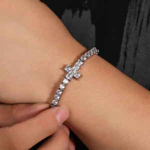 WALK BY FAITH TENNIS BRACELET