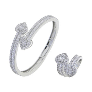 LOVE KNOT BRACELET & RING SET