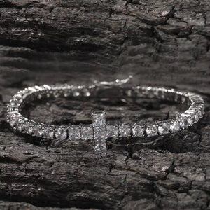 WALK BY FAITH TENNIS BRACELET