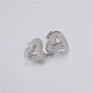CRYSTAL LOVE STUDS