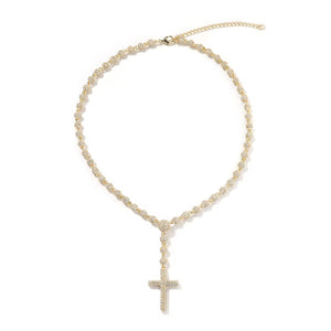 Walk by Faith Cross Pendant Necklace