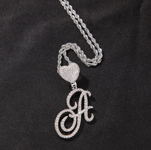 MONOGRAMED INITIAL CHARM NECKLACE