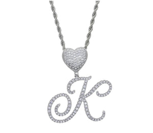 MONOGRAMED INITIAL CHARM NECKLACE