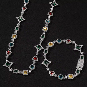 AURORA GEMSTONE NECKLACE SET