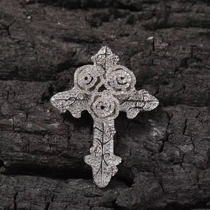 Blooming Faith Cross Necklace