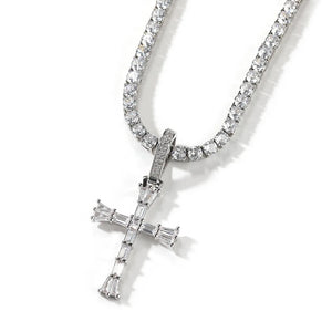 DIVINE CROSS CHARM NECKLACE