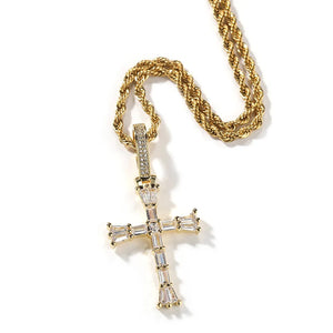 DIVINE CROSS CHARM NECKLACE