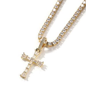 DIVINE CROSS CHARM NECKLACE