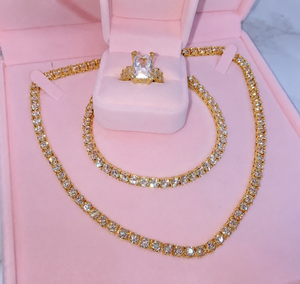 BOSS BABE TENNIS NECKLACE SET
