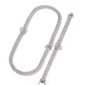 AMORE NECKLACE & BRACELET SET