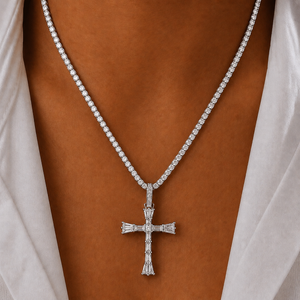 DIVINE CROSS CHARM NECKLACE