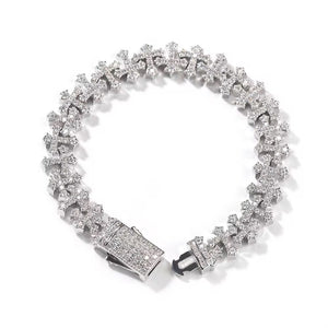 ANCHORED CROSS LINK BRACELET