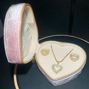 SPARKLES NECKLACE & EARRING SET