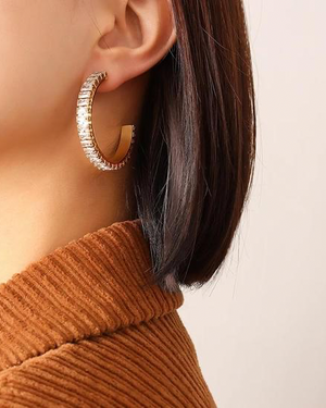 SPARK HOOP EARRINGS