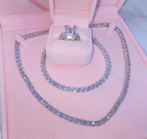 BOSS BABE TENNIS NECKLACE SET