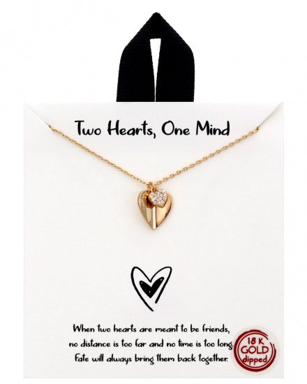TWIN HEARTS NECKLACE