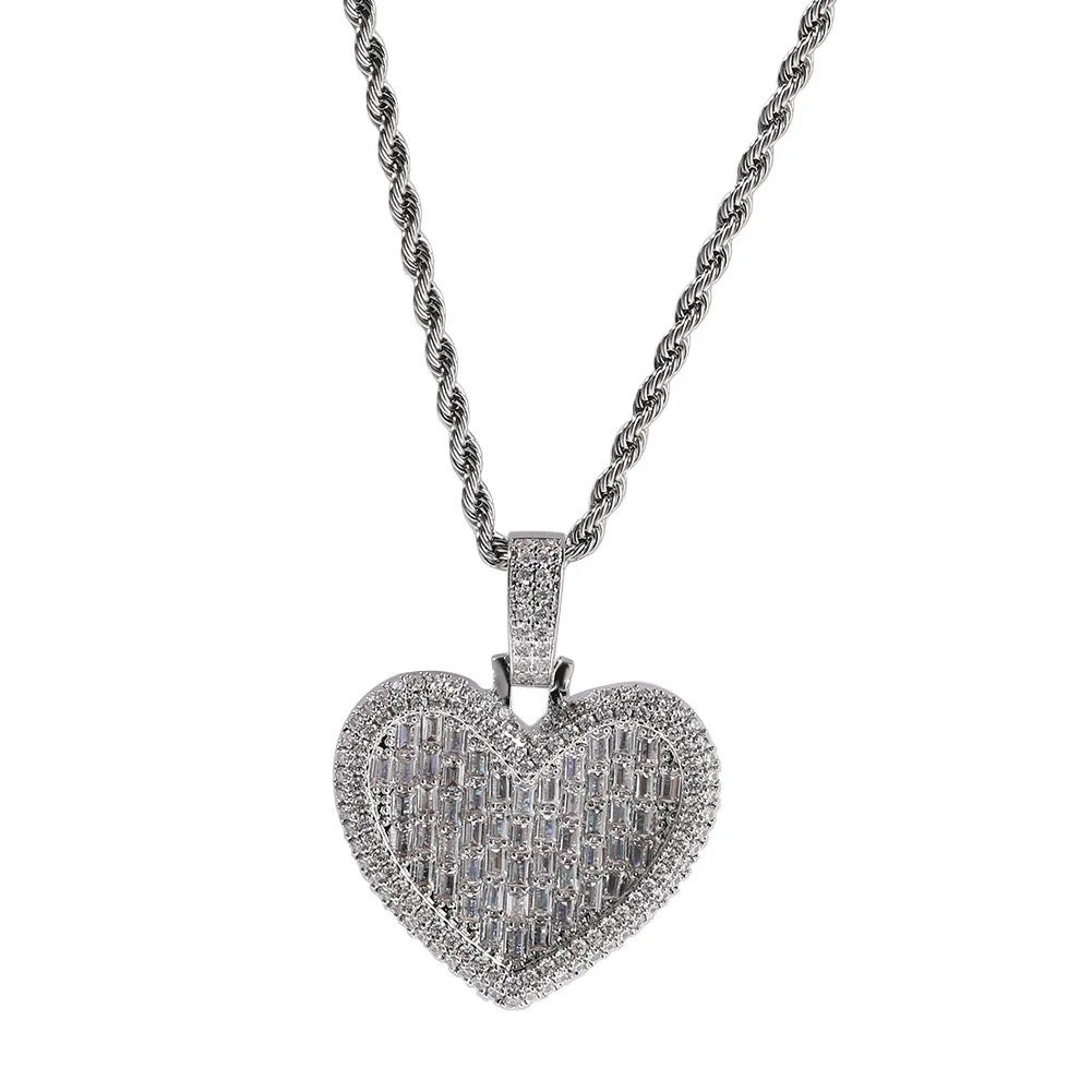 RADIANT LOVE HEART PENDANT NECKLACE