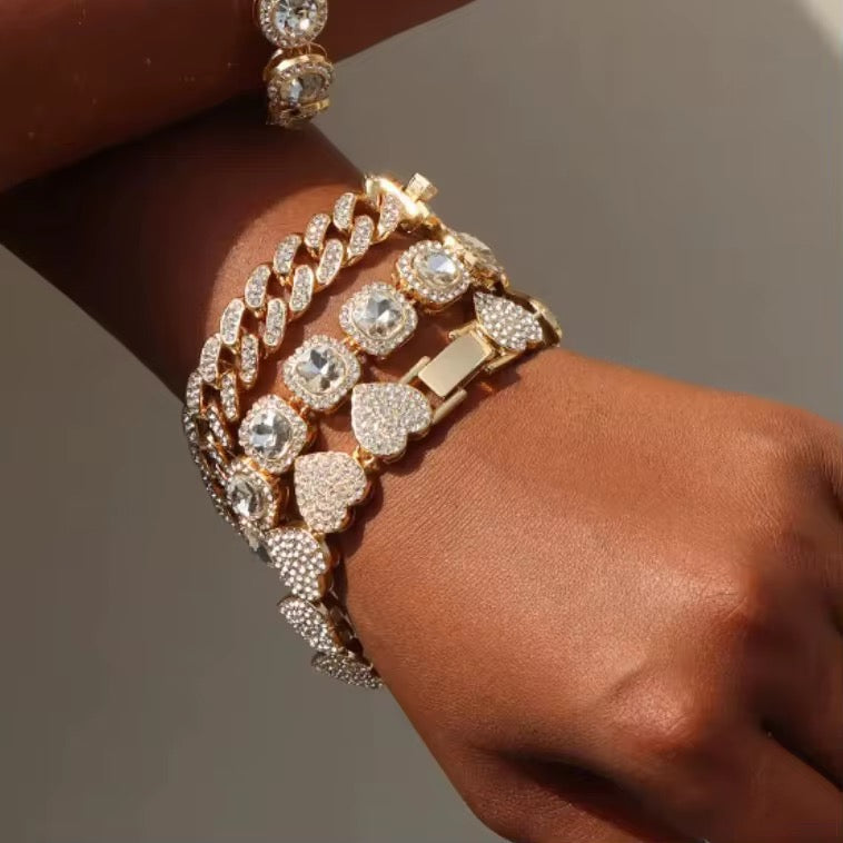 ROSY BRACELET STACK & NECKLACE