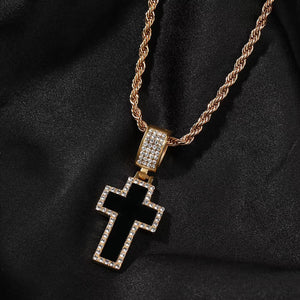 Noir Cross Necklace