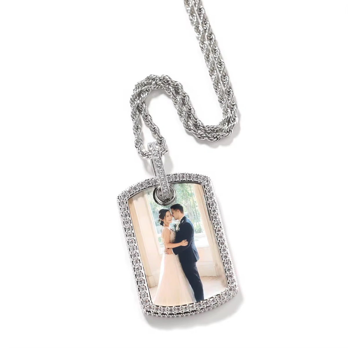 Forever Frame Photo Pendent Necklace