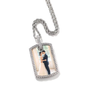 Forever Frame Photo Pendent Necklace