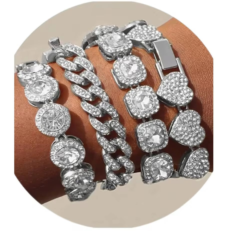 ROSY BRACELET STACK & NECKLACE