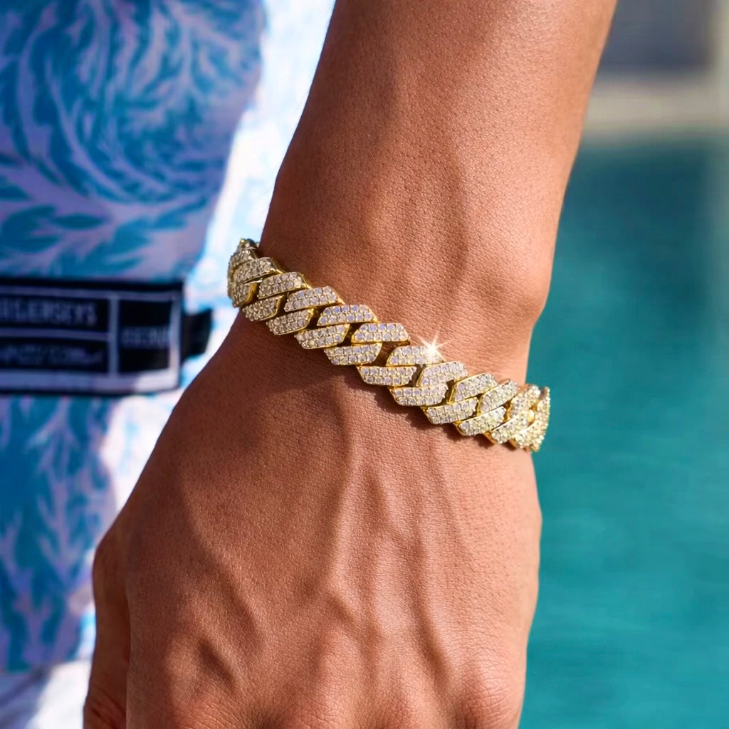 Alpha Cuban link Bracelet
