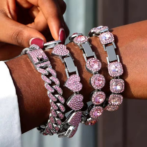 ROSY BRACELET STACK & NECKLACE