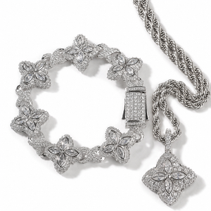 Opulent Bloom Necklace Set