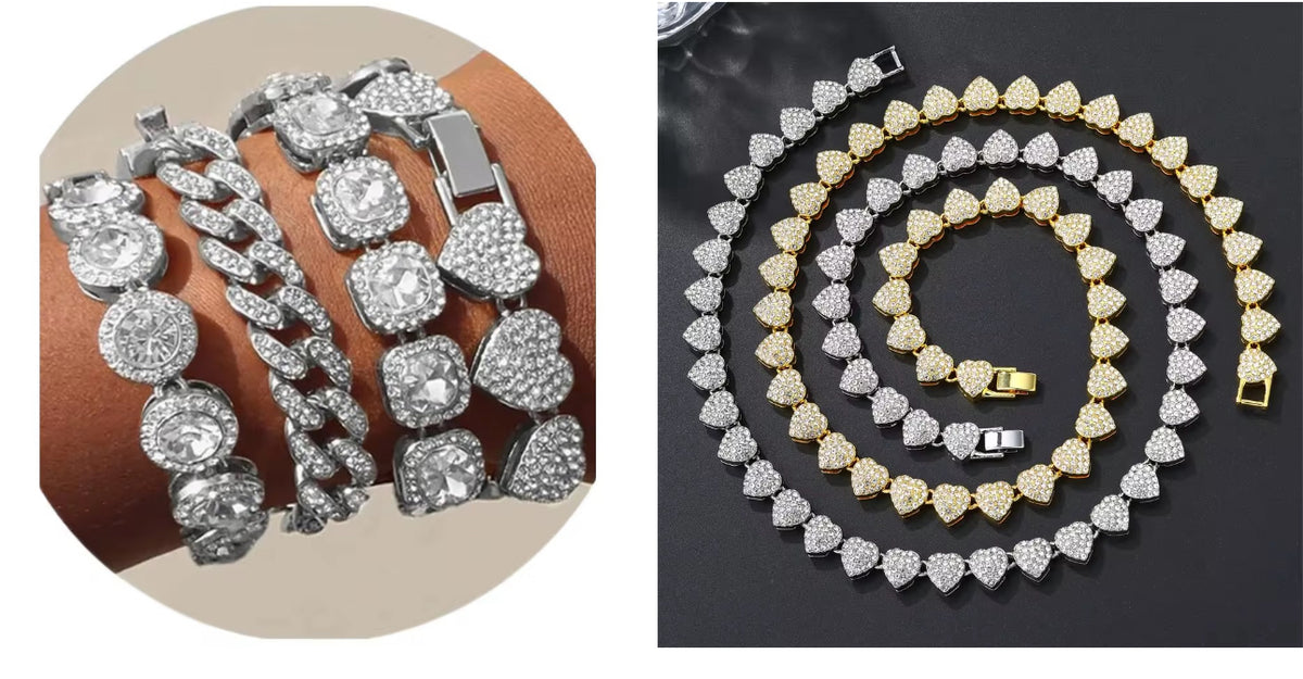 ROSY BRACELET STACK & NECKLACE