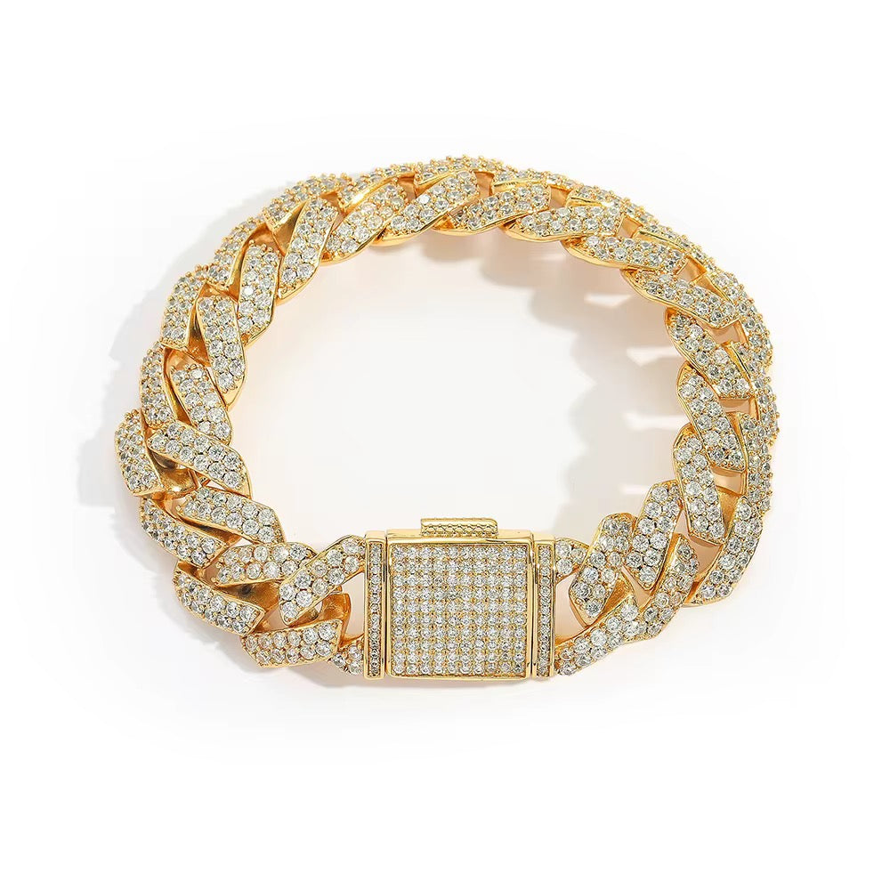 Alpha Cuban link Bracelet