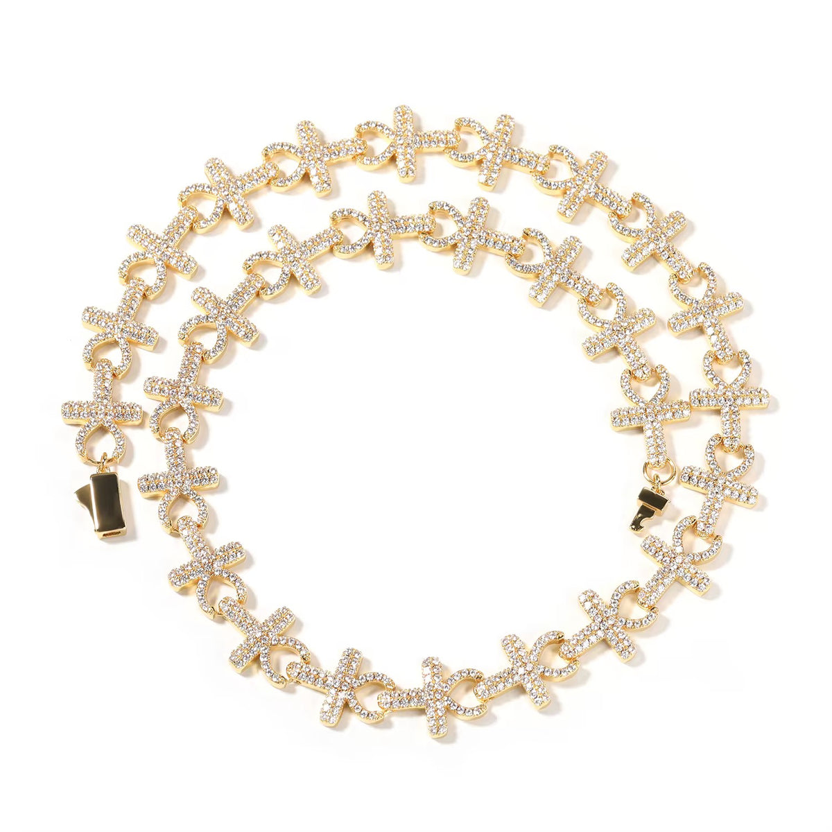 Starluxe Cross Link Necklace