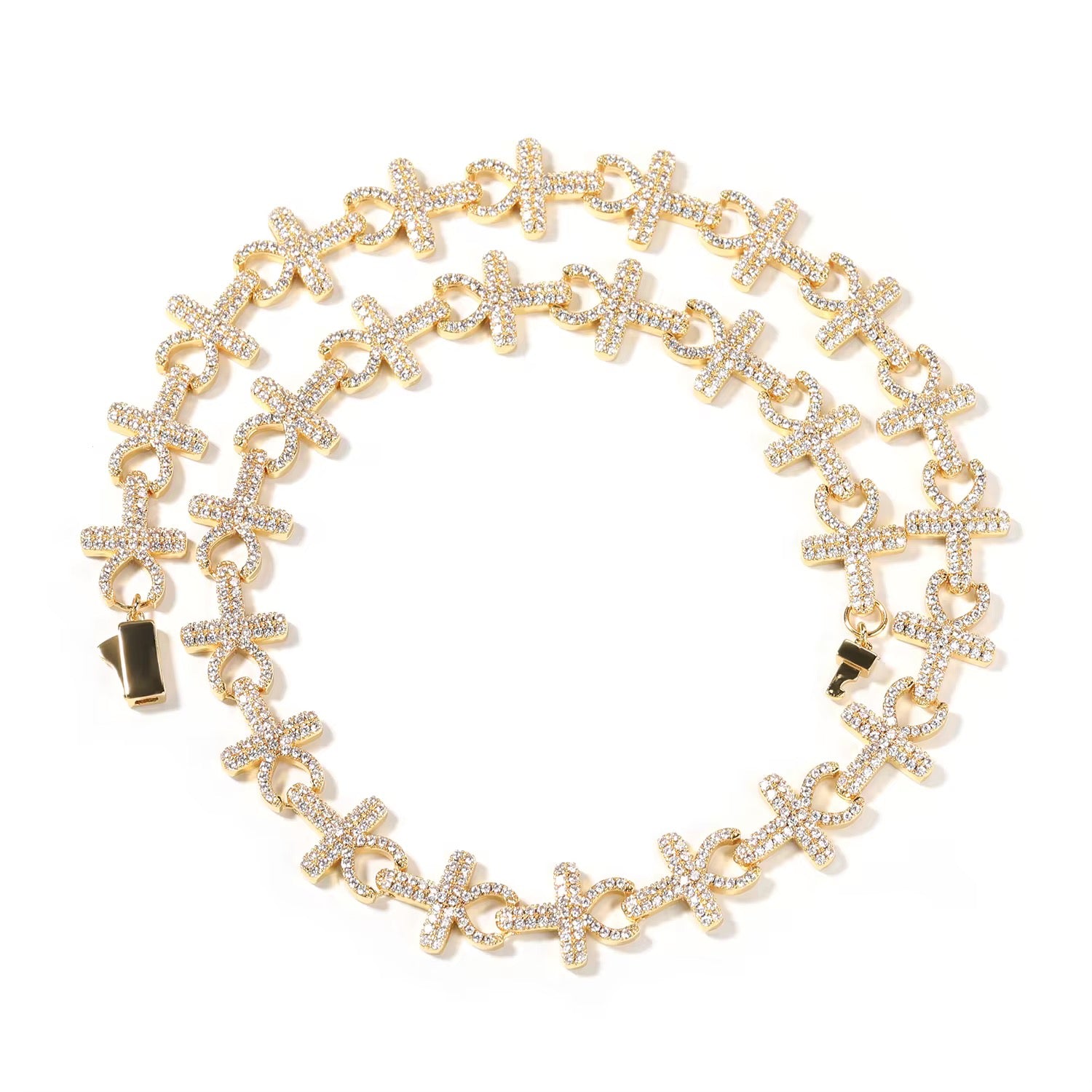 Starluxe Cross Link Necklace