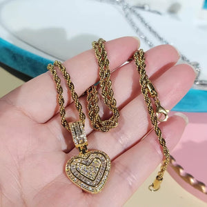 Heart of Elegance Pendant Necklace