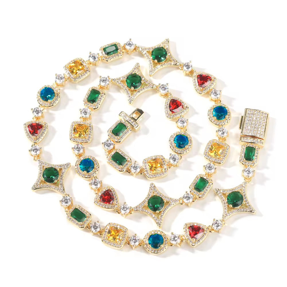 AURORA GEMSTONE  NECKLACE SET