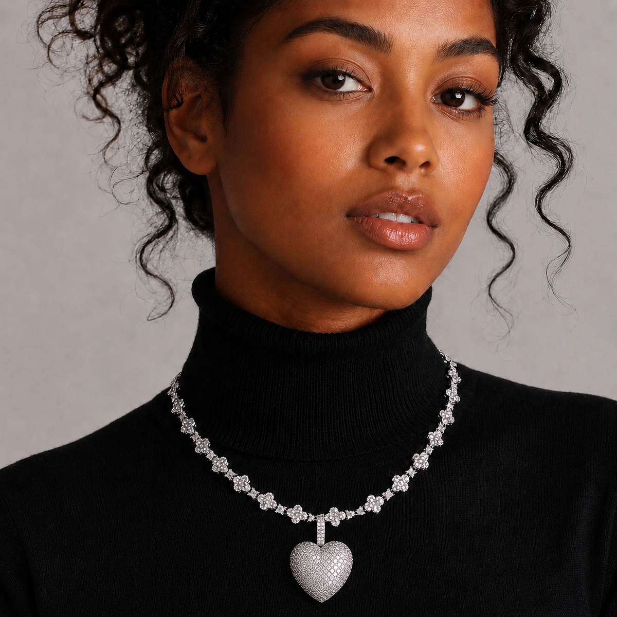 Enchanting Heart Necklace Set