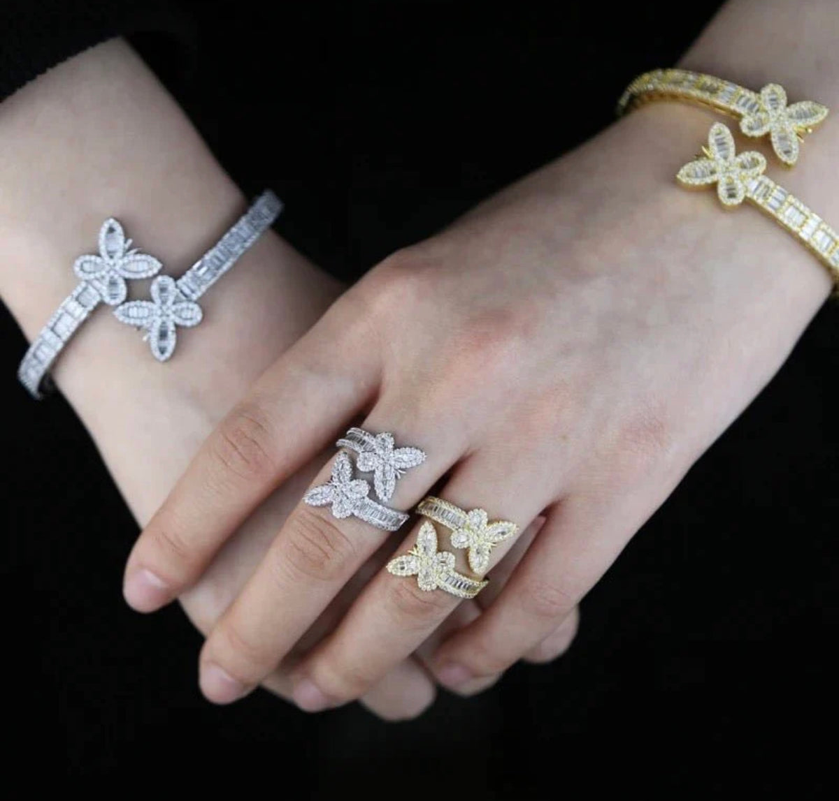 ELEGANT BEAUTY BRACELET & RING SET