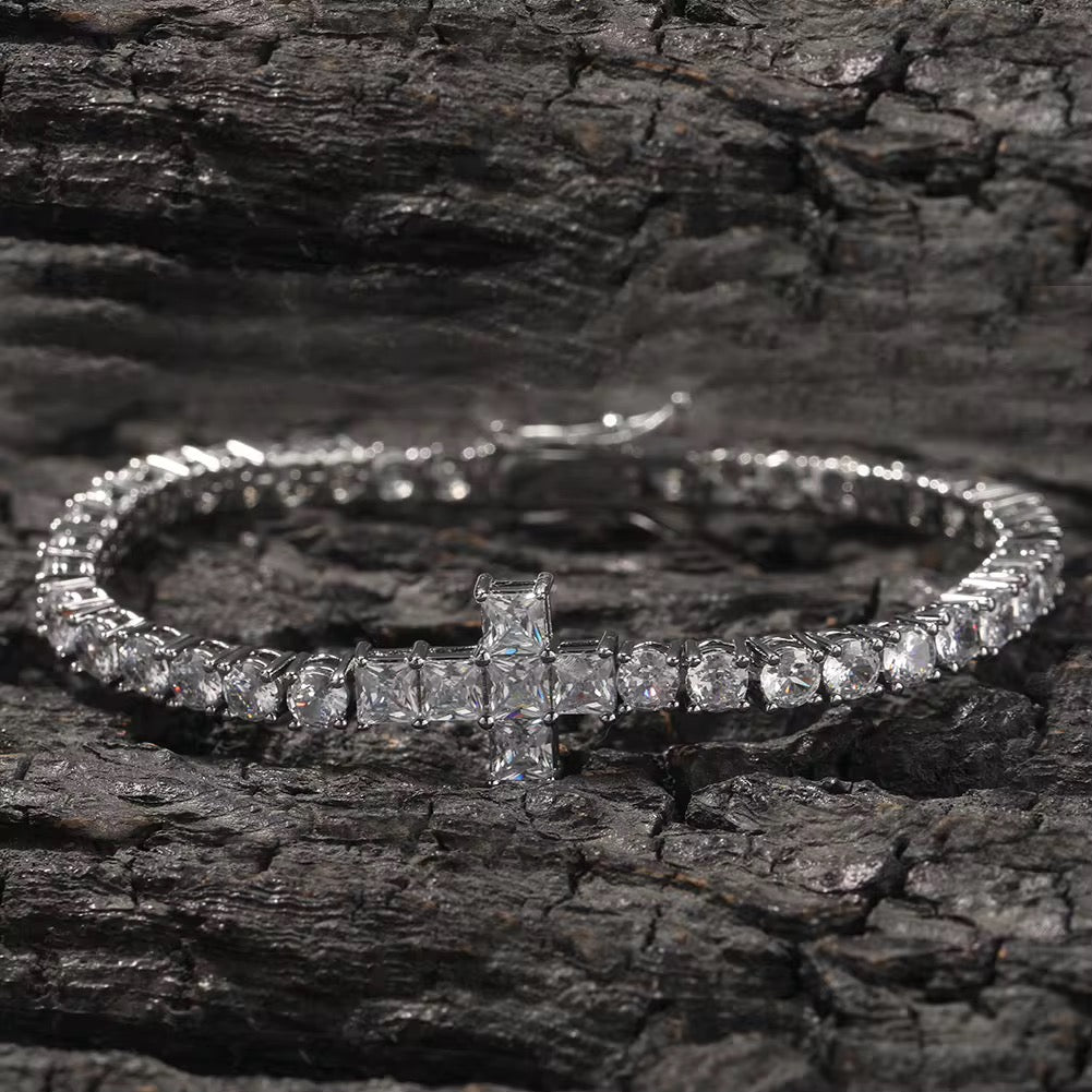 WALK BY FAITH TENNIS BRACELET