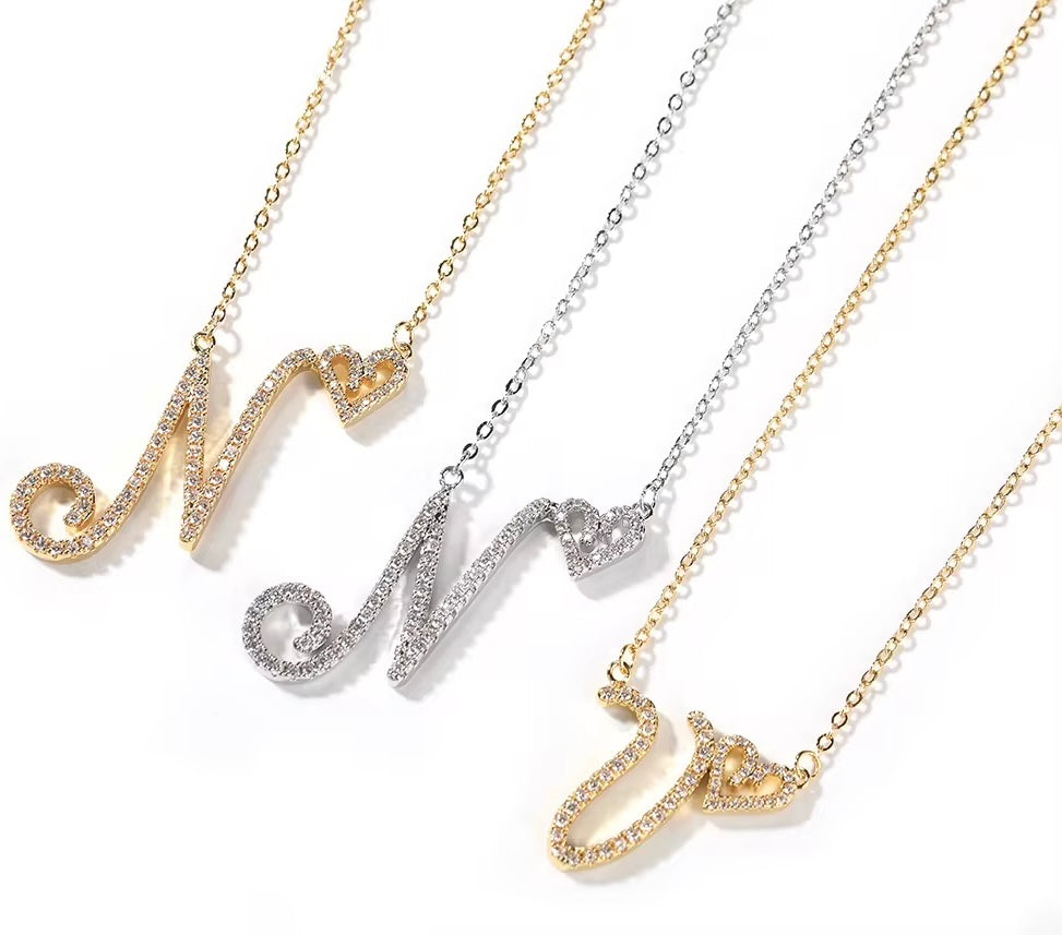 Signature Initial Pendant