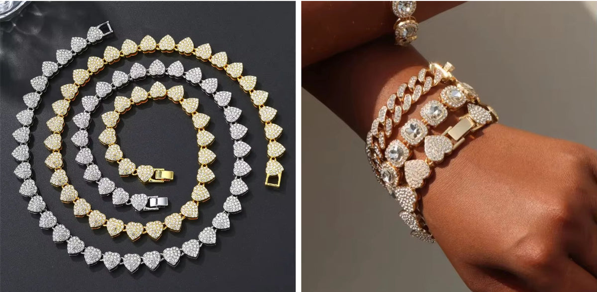 ROSY BRACELET STACK & NECKLACE