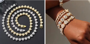 ROSY BRACELET STACK & NECKLACE