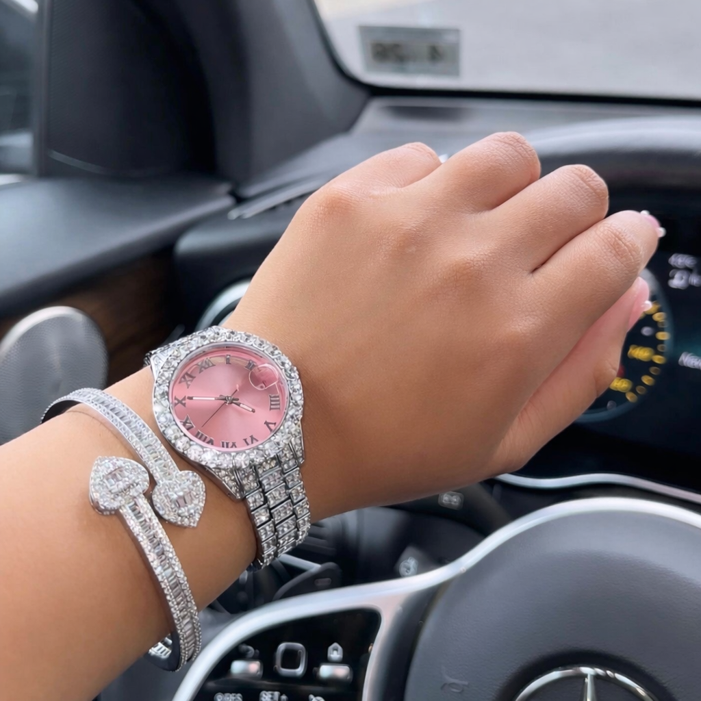 Diamond Queen Watch Set