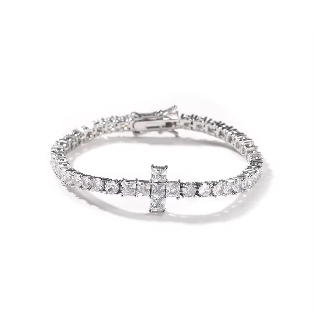 WALK BY FAITH TENNIS BRACELET